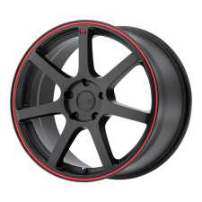 MOTEGI MR132 (MATTE BLACK RED STRIPE) Wheels