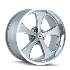 Ridler 645 (GLOSS GREY MACHINED AND POLISH) Wheels