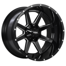 Ruffino HARD Jolt (Gloss Black, Milled Edge) Wheels