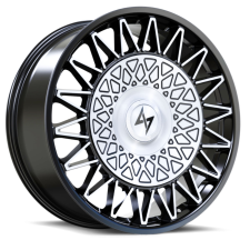 Sentali Luxx Crown (Gloss Black Machined) Wheels