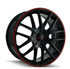 Touren TR60 (BLACK, RED RING) Wheels