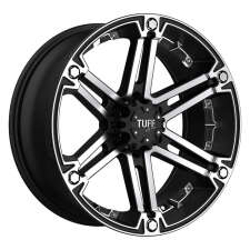 Tuff T01 (FLAT BLACK W MACHFACE, CHRINS) Wheels