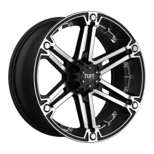Tuff T01 (FLAT BLACK, MACHINED FACE) Wheels