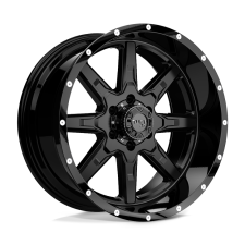 Tuff T15 (SATIN BLACK, GLOSS BLACK LIP) Wheels