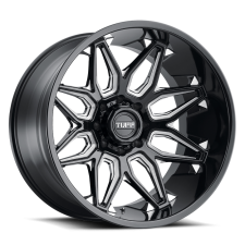 Tuff T3B (GLOSS BLACK, MILLED SPOKES) Wheels