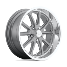 US MAGS U111 RAMBLER (TEXTURED GRAY, DIAMOND CUT LIP) Wheels