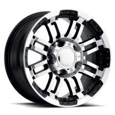 VISION OFF ROAD WARRIOR (Gloss Black, Machined Face) Wheels
