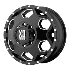 XD BATALLION (Gloss Black, Milled Accent) Wheels