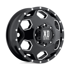 XD BATALLION (GLOSS BLACK, MILLED ACCENTS) Wheels