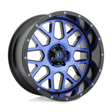 XD GRENADE (SATIN BLACK MACH BLUE TINT) Wheels