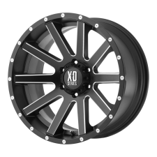 XD HEIST (Satin Black, Milled Spoke) Wheels