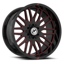XF OFFROAD XF-240 (Gloss Black Milled Red) Wheels